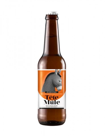 Bière artisanale Tête de Mule - bière ambrée - 7°