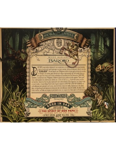 Coffrets Cadeaux - Spiritueux - Rhum - Don Papa Baroko