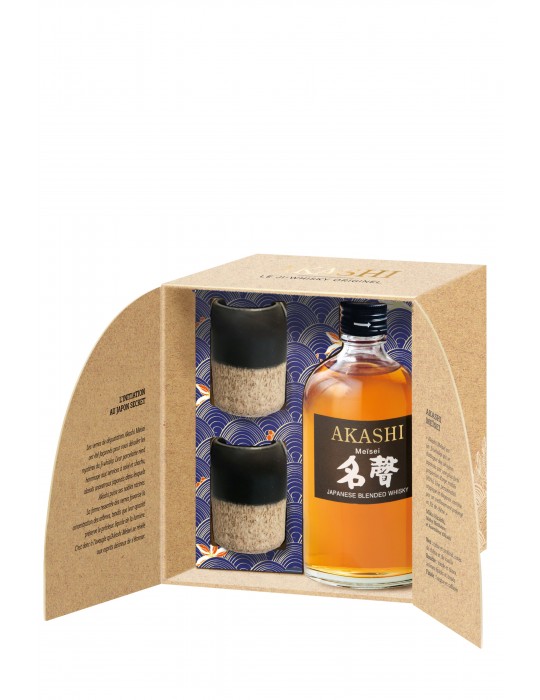 Coffret Akashi Meïsei - Le Ji-Whisky Originel - Japanese Blended Whisky - 50cl 