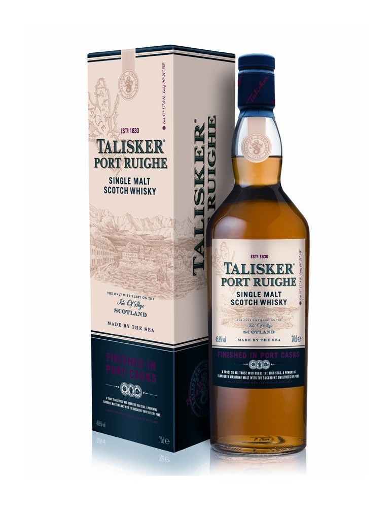 Talisker Port Ruighe - Whisky Ecossais 45.8° - Single Malt - 70 cl