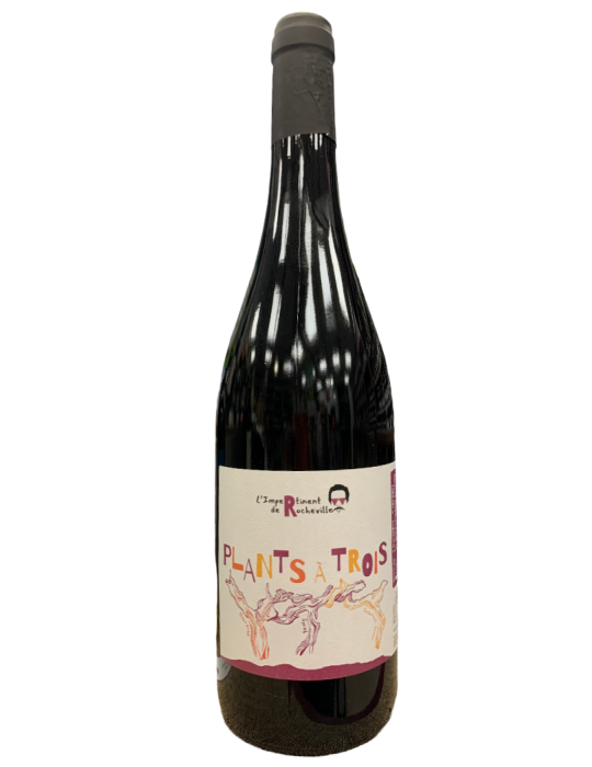 Impertinent de Rocheville - Plants à trois - Vin de France BIO - Vin rouge bio -75 cl