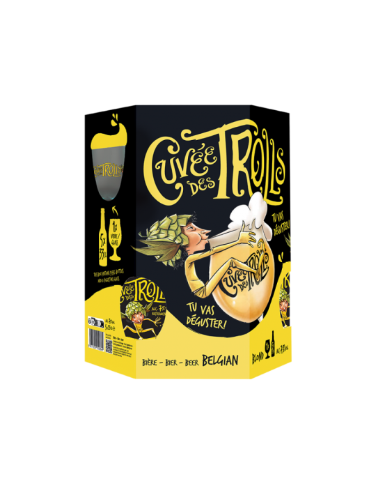 Cuvée des Trolls - Coffret 5 bières + 1 verres - 33 cl