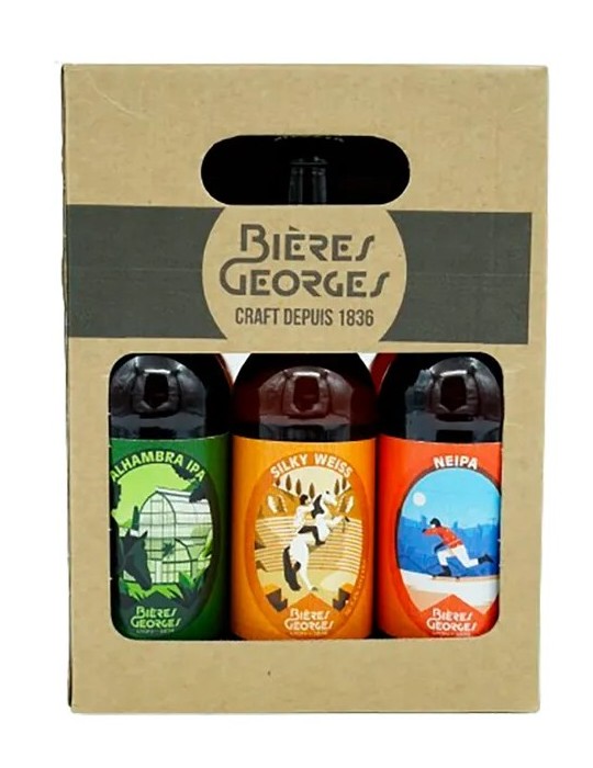 Bières Geroges - Coffret 3 bières - 75cl