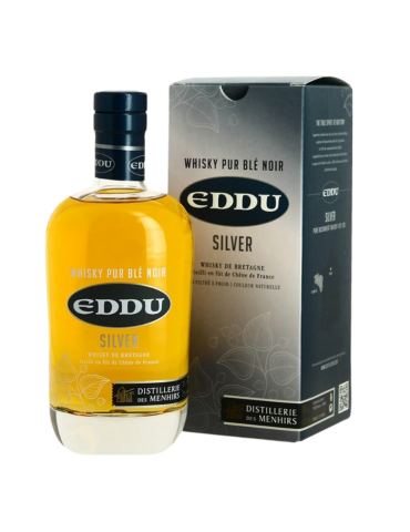 Distillerie des Menhirs - Eddu Silver- Whisky de Bretagne 43° - Pur blé noir