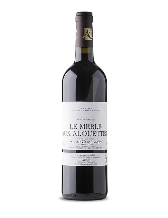 Domaine Alain Chabanon - Le Merle aux Alouettes - IGP Pays D'Oc - Vin Rouge bio - 75 cl