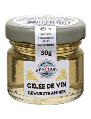 Gelée de vin Gewurztraminer - Le Manoir d'Alexandre - 30g