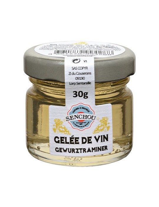 Gelée de vin Gewurztraminer - Le Manoir d'Alexandre  - 30g