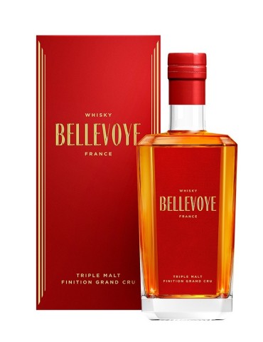 Bellevoye - Rouge Finition Rhum Triple Malt - Whisky Français - 40° - 70 cl