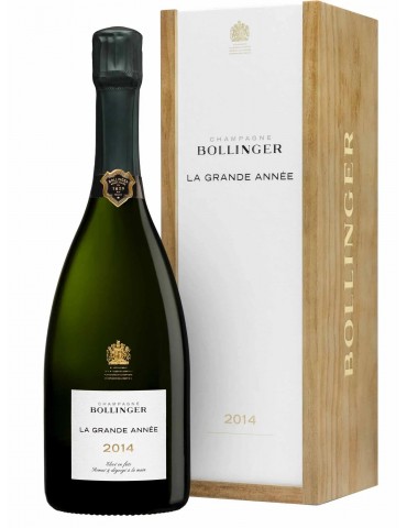 Bollinger - Grande Année 2014 - Champagne brut - Coffret en bois - 75 cl