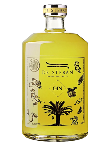Maison Se Steban - Gin assemblé aux épices rares - Gin Français - 37,5% - 70 cl
