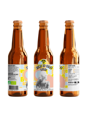 Bière du Golfe - Égérie - Bière blonde - 5°- France