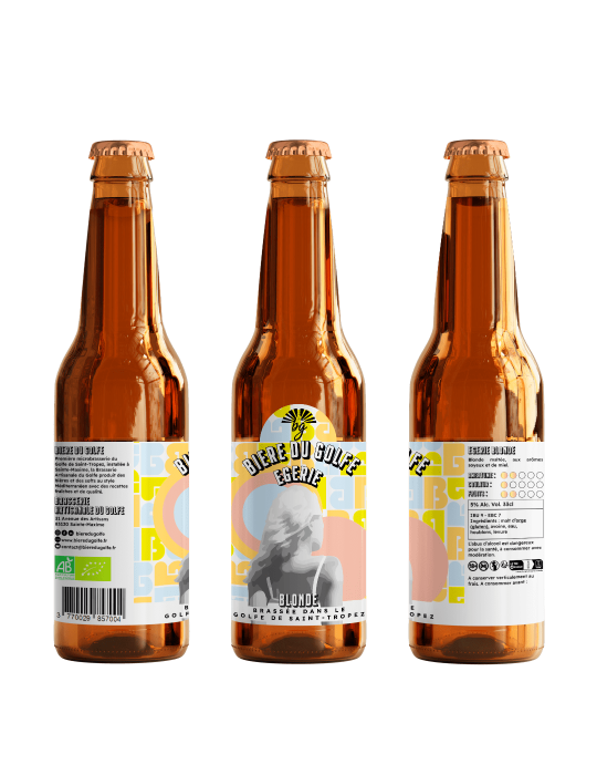 Bière du Golfe - Égérie - Bière blonde - 5°- France