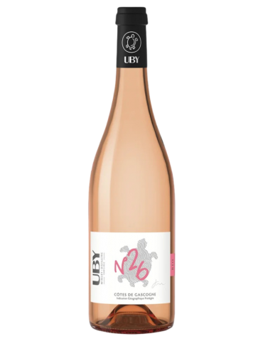 Domaine UBY - N°26 Rosé BIO - IGP Côtes de Gascogne - vin rosé BIO - 75 cl Domaine UBY - N°26 Rosé BIO - IGP Côtes de Gascogne - vin rosé BIO - 75 cl