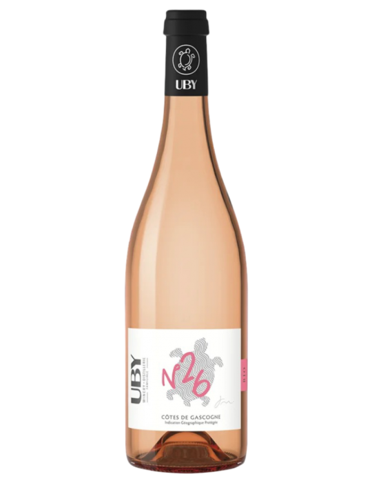 Domaine UBY - N°26 Rosé BIO - IGP Côtes de Gascogne - vin rosé BIO - 75 cl