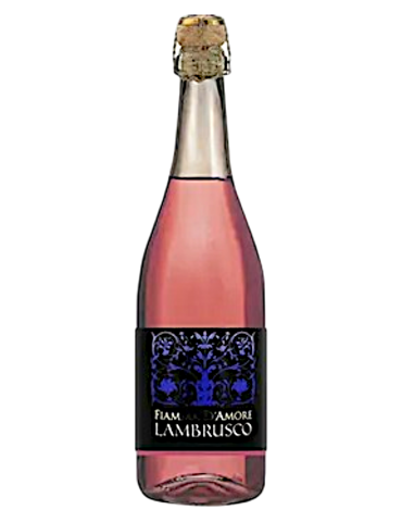 Fiamma d’Amore - DOC Lambrusco Rosé Doux - Italie - vin rosé pétillant - 75 cl