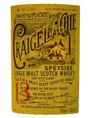 Craigellachie | 13 ans d'âge - Single Malt Scotch Whisky