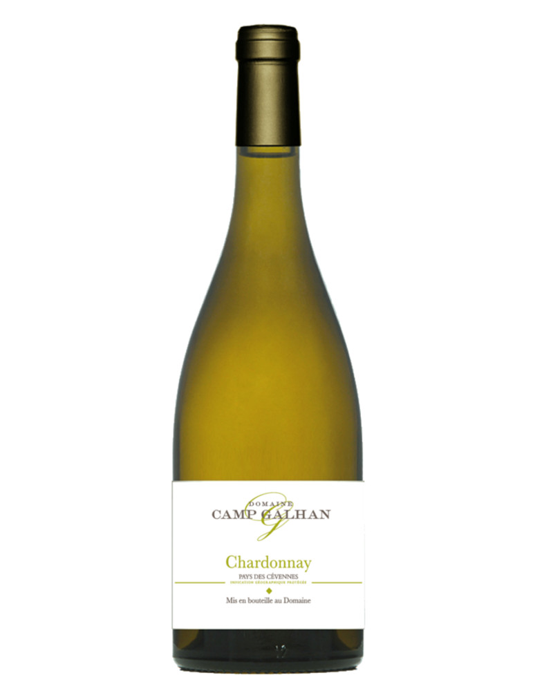 Vin blanc sec Chardonnay - IGP Cévennes - Camp Galhan - 75 cl