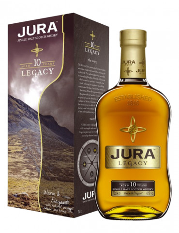 Jura - Legacy 10 Years Old 40° - Single Malt Scotch Whisky - 70 cl