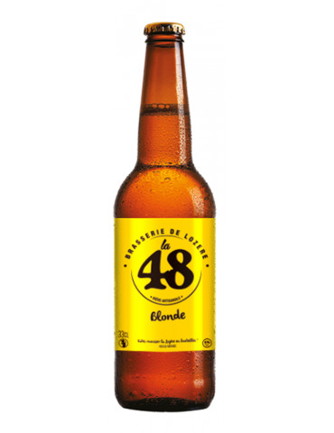 Bière blonde - La 48 - Brasserie de Lozère