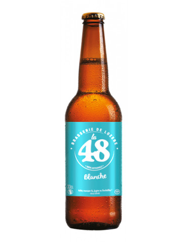 Bière Blanche - La 48 - Brasserie de Lozère - 5°