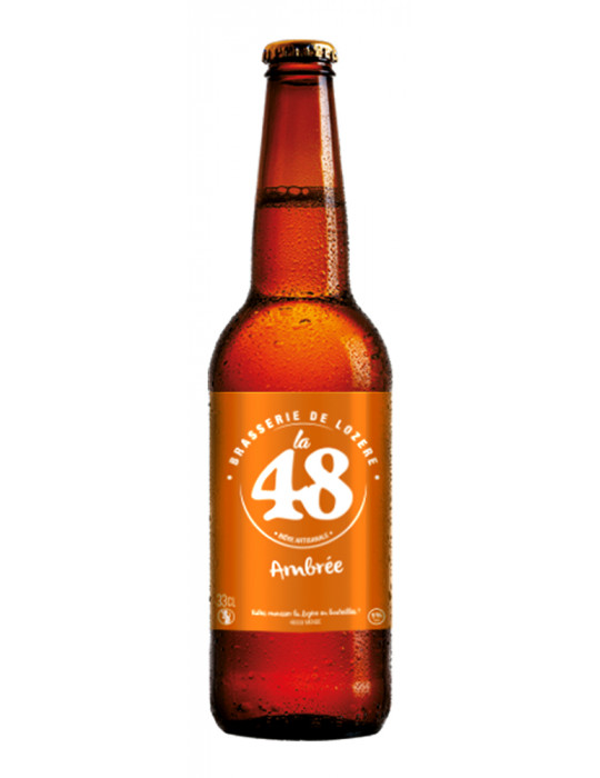 Bière ambrée - La 48 - Brasserie de Lozère