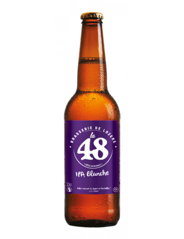 Bière Blanche IPA - La 48 - Brasserie de Lozère - 5°
