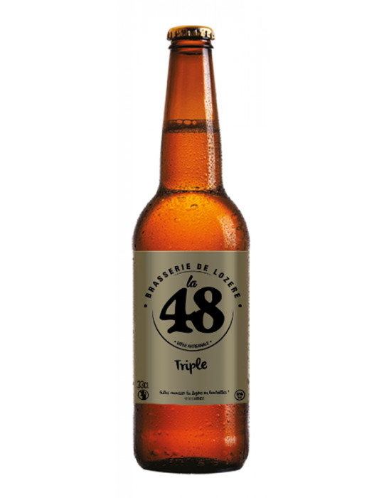 Bière Triple - La 48 - Brasserie de Lozère - 7°