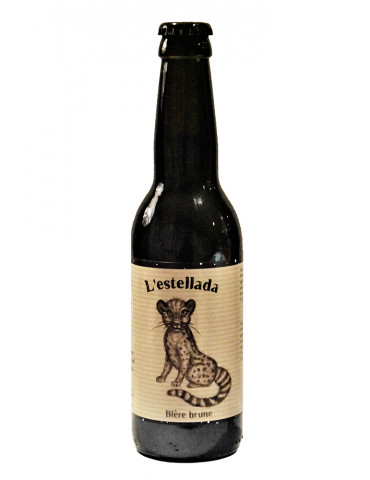 Bière brune de Lozère - L'Estellada - La Brasseuse des Cévennes - 6°