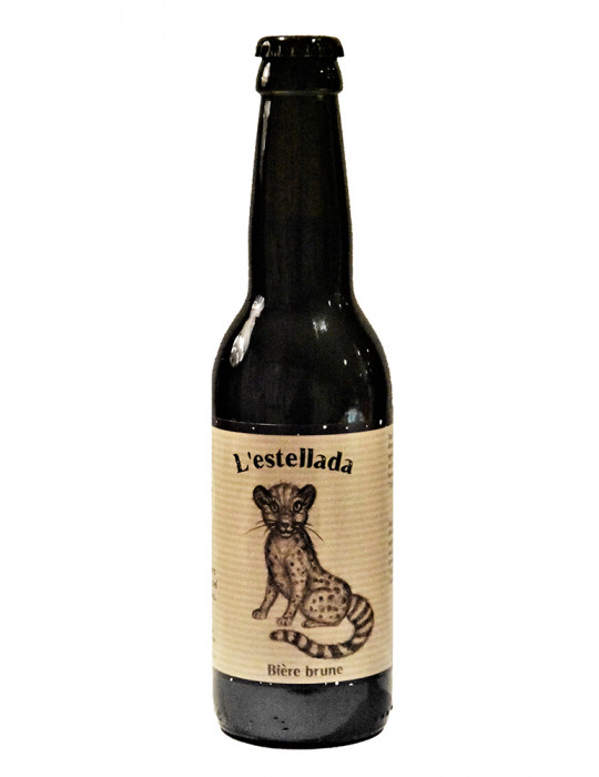 Bière artisanale brune de Lozère - L'Estellada - La Brasseuse des Cévennes - 6°