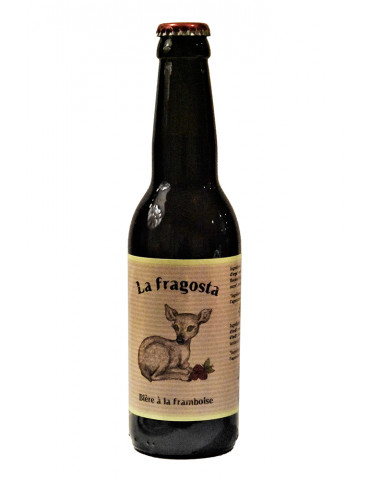 La Brasseuse des Cévennes - Bière blanche à la framboise de Lozère - La Fragosta - 4,5°