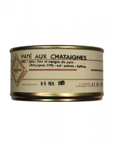 Pâté aux châtaignes - 180 g - Charcuterie Maison André Thérond