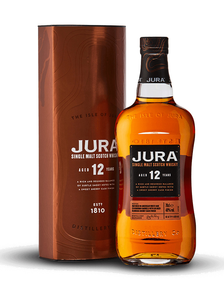 Jura 12 ans - Whisky Ecossais 12 ans 40° - Single Malt - 70 cl