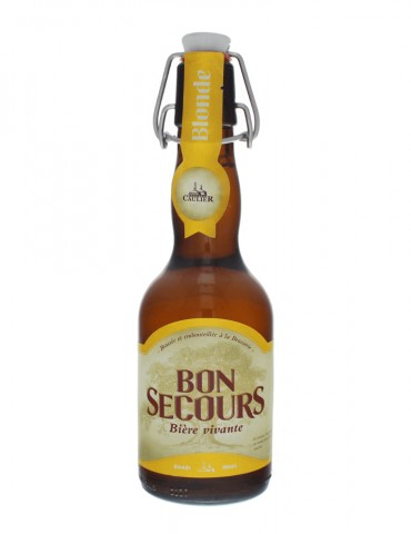 Bière blonde - Bon Secours - Brasserie Caulier - 8°